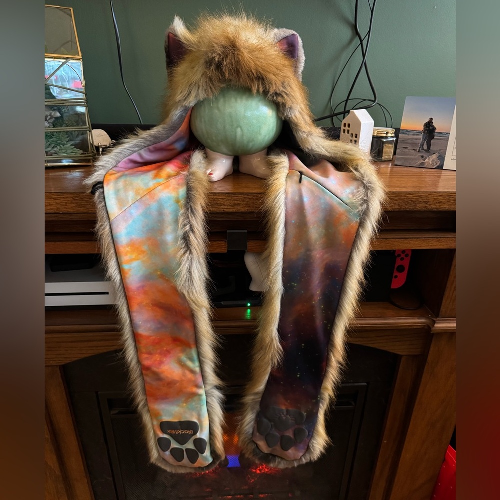On Hiatus - BlackMilk Red Fox Rainbow Galaxy Spirithood